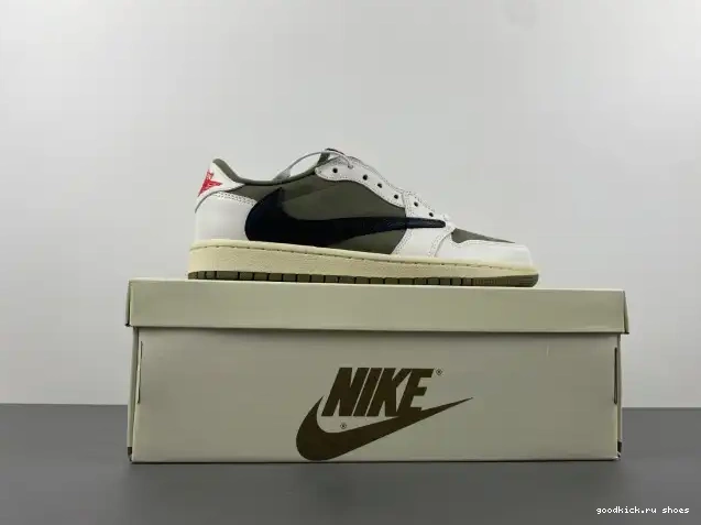 Rep 1 X SCOTT LOW TRAVIS AIR MEDIUM DM7866-200 OLIVE OG JORDAN 0612